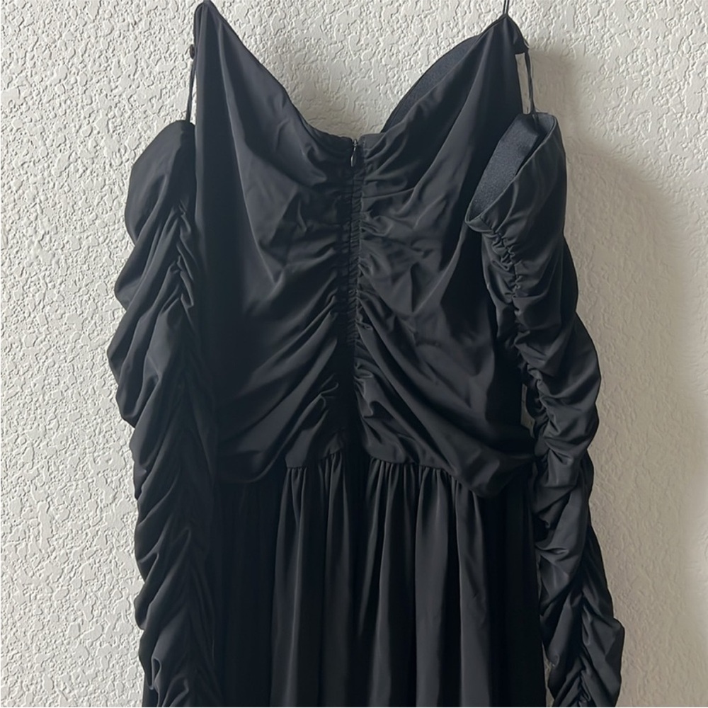 Rosetta Getty Ruched Strapless Dress - Picture 6 of 13